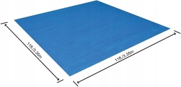 Mata pod basen 335 cm x 335 cm Bestway 58001