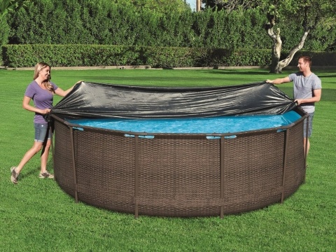 Pokrywa na basen stelażowy 366 cm Bestway 58037