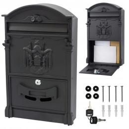 Skrzynka pocztowa na listy SN3663-2 Czarny