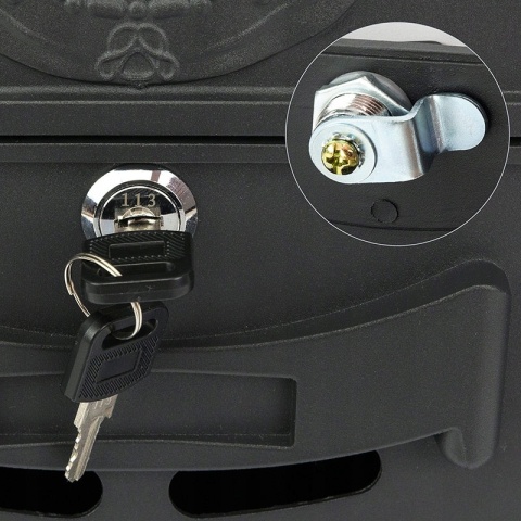 Skrzynka pocztowa na listy SN3663-2 Czarny