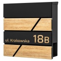 Skrzynka pocztowa na listy z adresem SN3638-2-D1