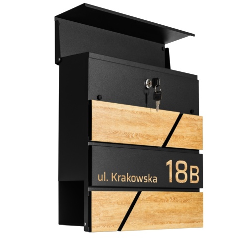 Skrzynka pocztowa na listy z adresem SN3638-2-D1