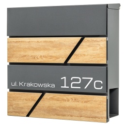 Skrzynka pocztowa na listy z adresem SN3638-D