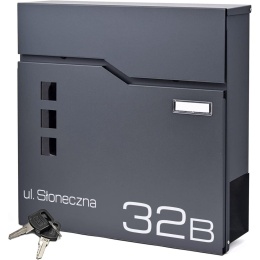 Skrzynka pocztowa na listy z adresem SN3678-1-D