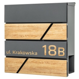 Skrzynka pocztowa na listy z adresem SN3638-D1