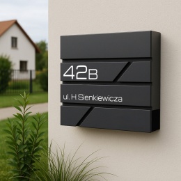 Skrzynka pocztowa na listy z adresem SN3642-1-D