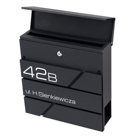 Skrzynka pocztowa na listy z adresem SN3642-1-D
