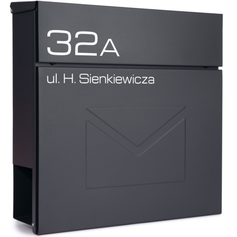 Skrzynka pocztowa na listy z adresem SN3689-1-D
