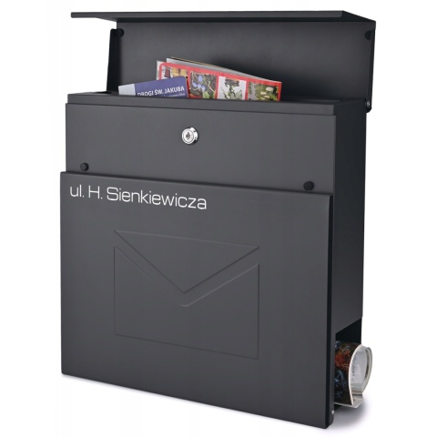 Skrzynka pocztowa na listy z adresem SN3689-1-D