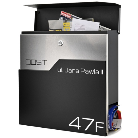 Skrzynka pocztowa na listy z adresem SN3692-2-D