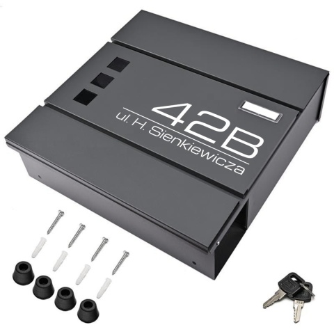 Skrzynka pocztowa na listy z adresem SN3676-1-D