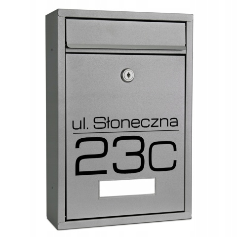 Skrzynka pocztowa na listy z adresem SN3668-D