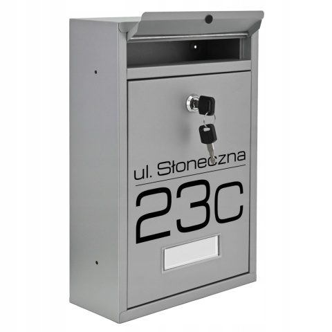 Skrzynka pocztowa na listy z adresem SN3668-D