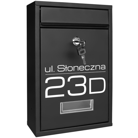 Skrzynka pocztowa na listy z adresem SN3664-2-D