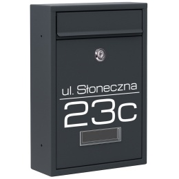 Skrzynka pocztowa na listy z adresem SN3664-1-D