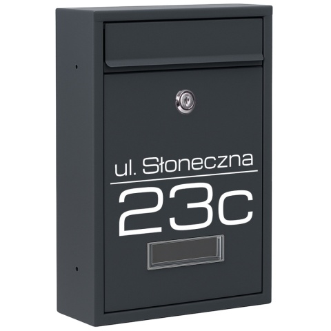 Skrzynka pocztowa na listy z adresem SN3664-1-D