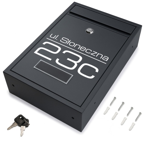 Skrzynka pocztowa na listy z adresem SN3664-1-D