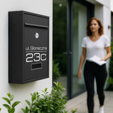 Skrzynka pocztowa na listy z adresem SN3664-2-D