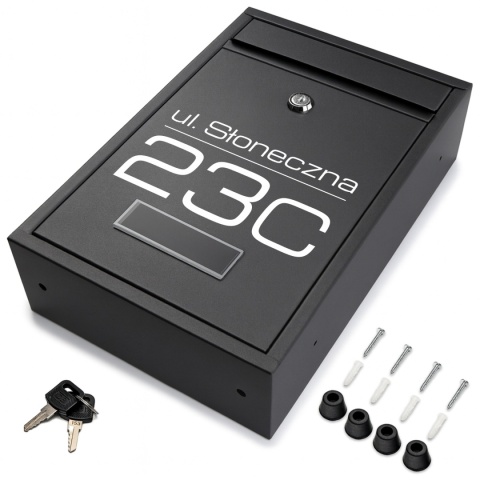 Skrzynka pocztowa na listy z adresem SN3664-2-D