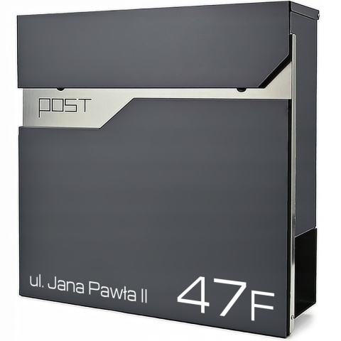 Skrzynka pocztowa na listy z adresem SN3692-1-D