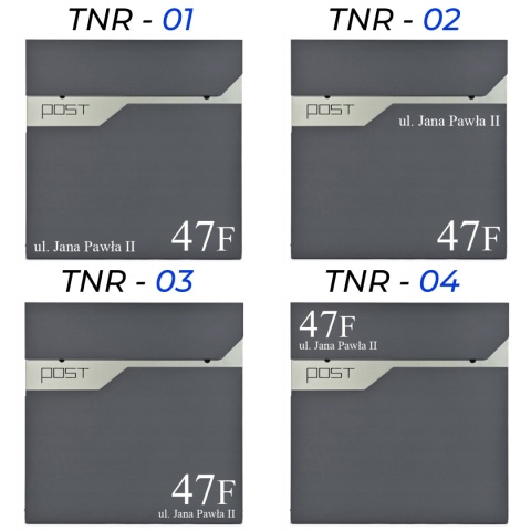Skrzynka pocztowa na listy z adresem SN3692-1-D