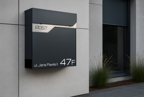 Skrzynka pocztowa na listy z adresem SN3692-1-D