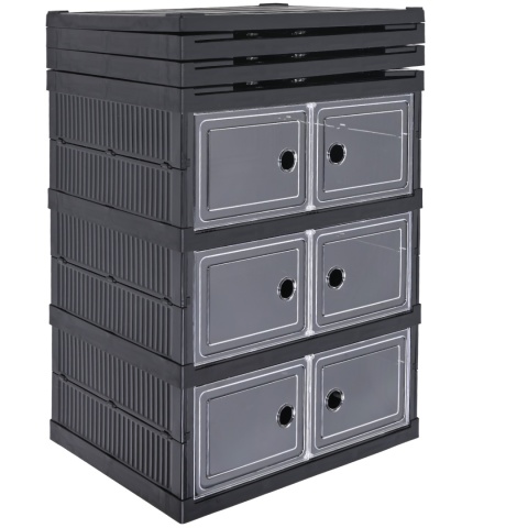 12x Pudełko pojemnik organizer szafka regał stojak na buty obuwie z klapą SN7062