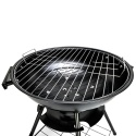 Grill węglowy ogrodowy okrągły z pokrywą 42cm duży ruszt przenośny BBQ