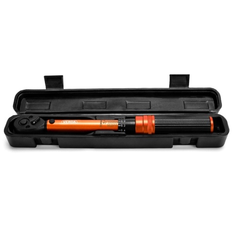 Klucz dynamometryczny z blokadą do świec 1/4" 1-25 Nm w walizce SN1751