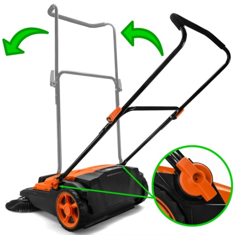 Zamiatarka ręczna 20L 65cm SN1301Z