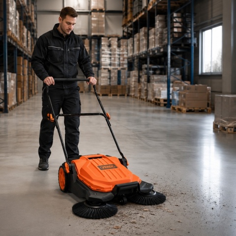 Zamiatarka ręczna 20L 65cm SN1301Z