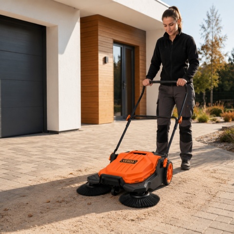 Zamiatarka ręczna 20L 65cm SN1301Z