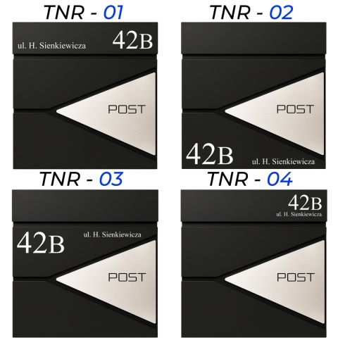 Skrzynka pocztowa na listy z adresem SN3693-2-D