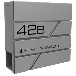 Skrzynka pocztowa na listy z adresem SN3642-4-D