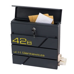 Skrzynka pocztowa na listy z adresem SN3642-1-D1