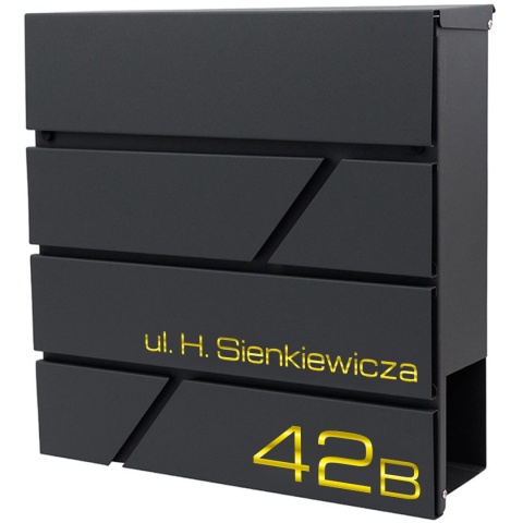 Skrzynka pocztowa na listy z adresem SN3642-1-D1