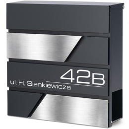 Skrzynka pocztowa na listy z adresem SN3711-1-D