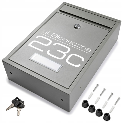 Skrzynka pocztowa na listy z adresem SN3664-4-D