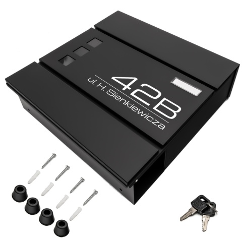 Skrzynka pocztowa na listy z adresem SN3676-2-D