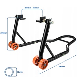 Stojak podnośnik motocyklowy na pod tył wahacza wahacze L SN1701