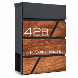 Skrzynka pocztowa na listy z adresem SN3715-1-D