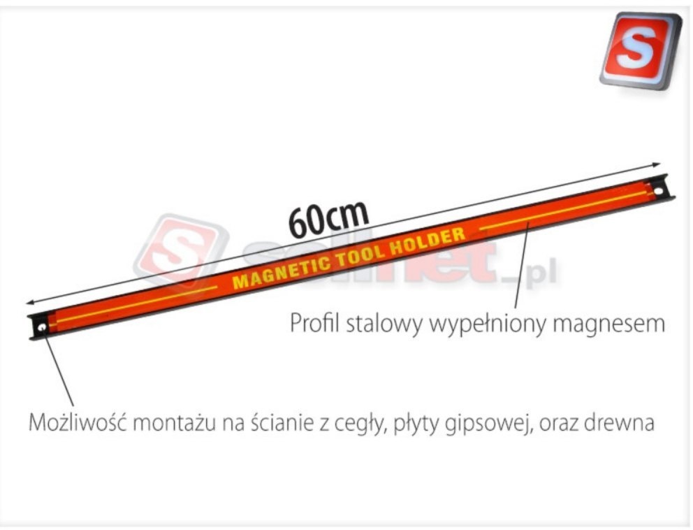 Listwa magnetyczna 60cm SN3522 Listwa magnetyczna 60cm SN3522