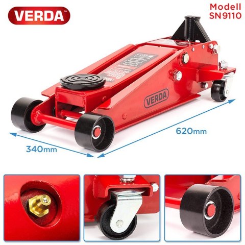 Podnośnik hydrauliczny niskoprofilowy 3T SN9110 Podnośnik hydrauliczny niskoprofilowy 3T SN9110