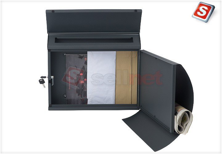 Mailbox for letters SN3652-1-N Anthracite Mailbox for letters SN3652-1-N Anthracite