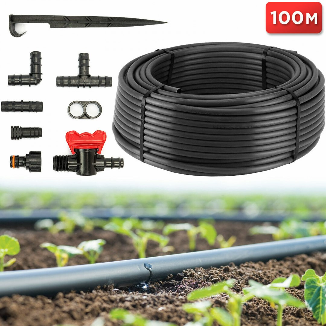 Linia kroplująca + akcesoria 100m/80szt LK100B Linia kroplująca + akcesoria 100m/80szt LK100B