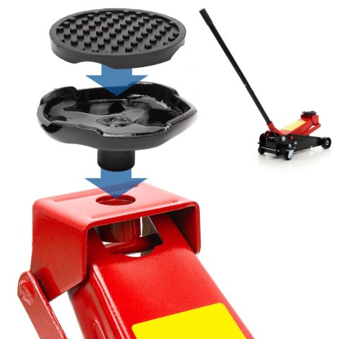 Podnośnik samochodowy hydrauliczny żaba 3T KD386 Podnośnik samochodowy hydrauliczny żaba 3T KD386