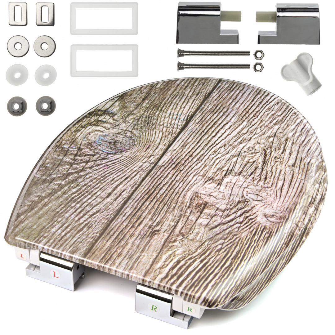 Deska WC wolnoopadająca DUROPLAST SN8976 Deska WC wolnoopadająca DUROPLAST SN8976