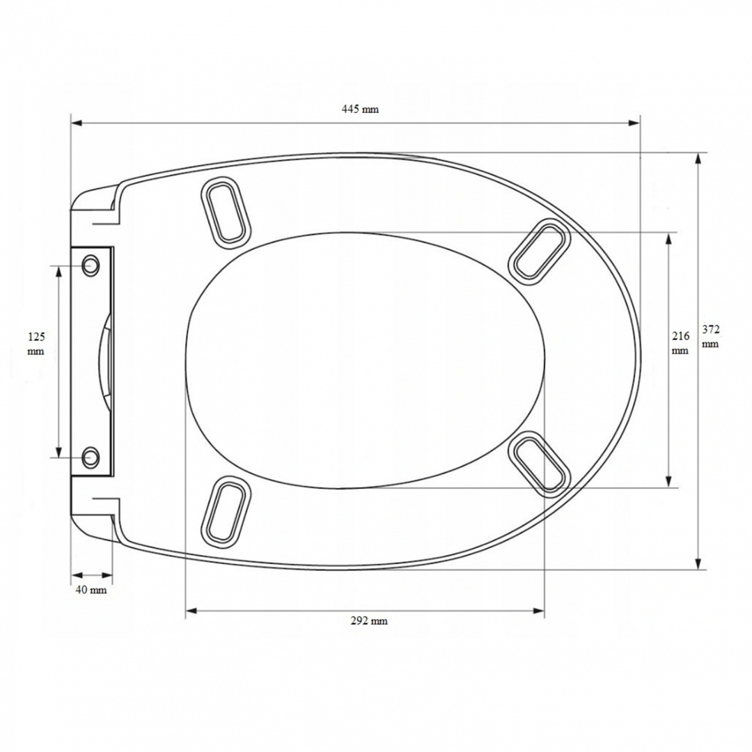 Deska WC wolnoopadająca DUROPLAST SN9441 Deska WC wolnoopadająca DUROPLAST SN9441