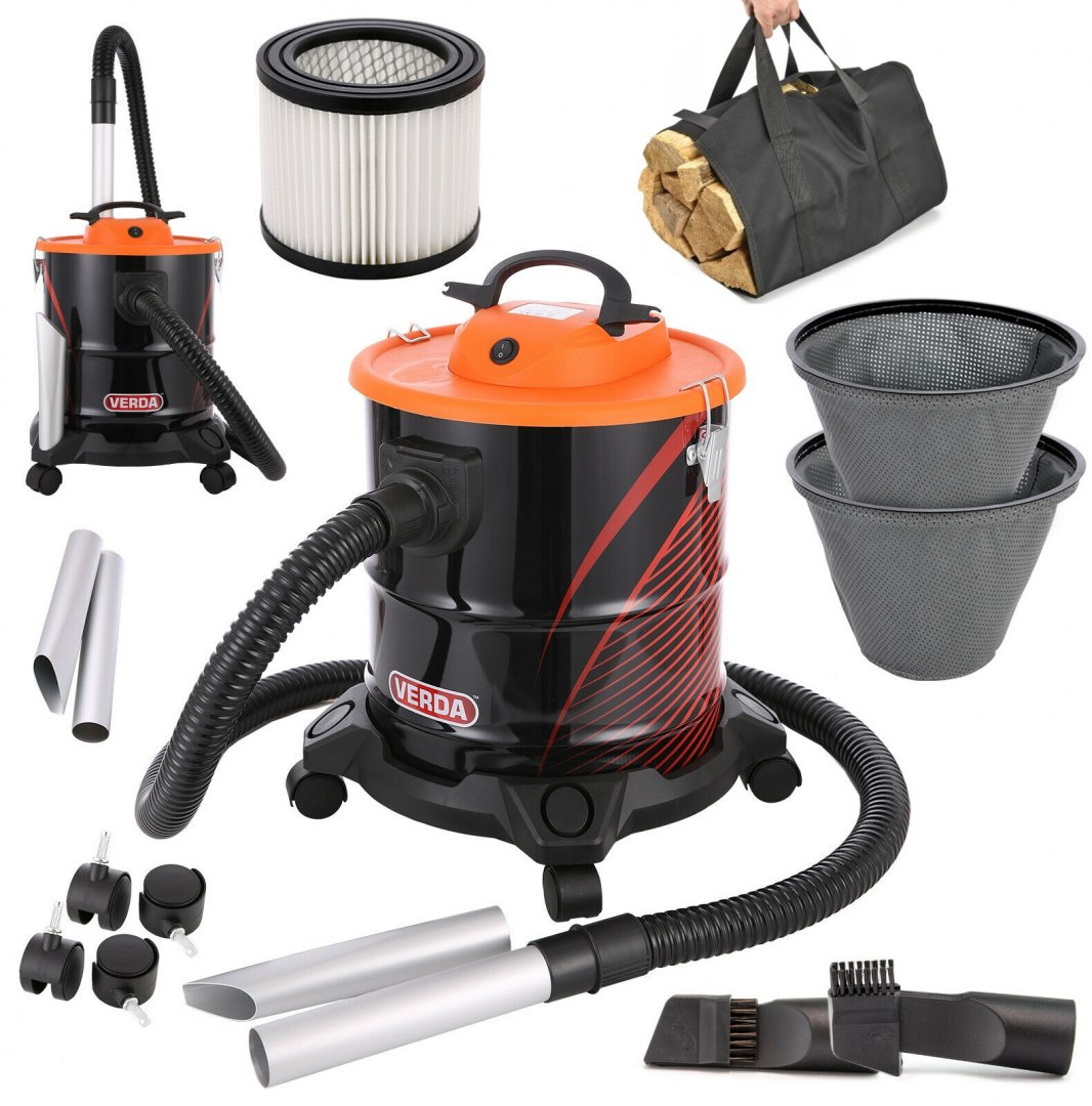 Odkurzacz do popiołu kominka 1650W SN122 + torba na drewno Odkurzacz do popiołu kominka 1650W SN122 + torba na drewno