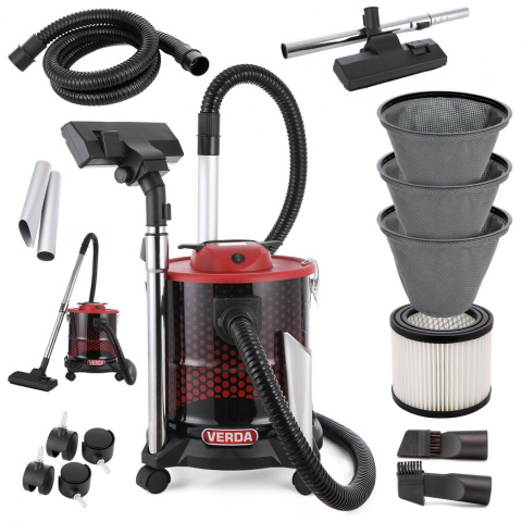 Odkurzacz do popiołu kominka 1650W SN184 + torba na drewno Odkurzacz do popiołu kominka 1650W SN184 + torba na drewno